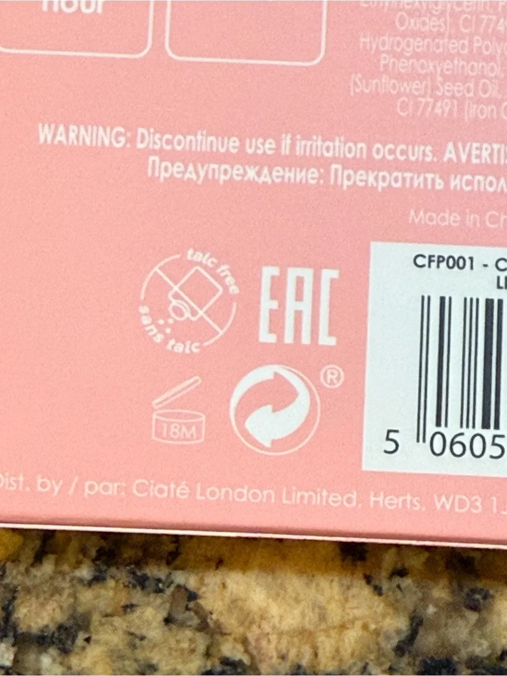 Ciaté London Cherry Bomb Blush Highlighter Pallet Light Medium Vegan Compact NIB